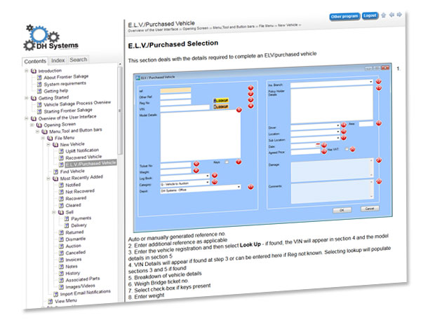 Image of documentation